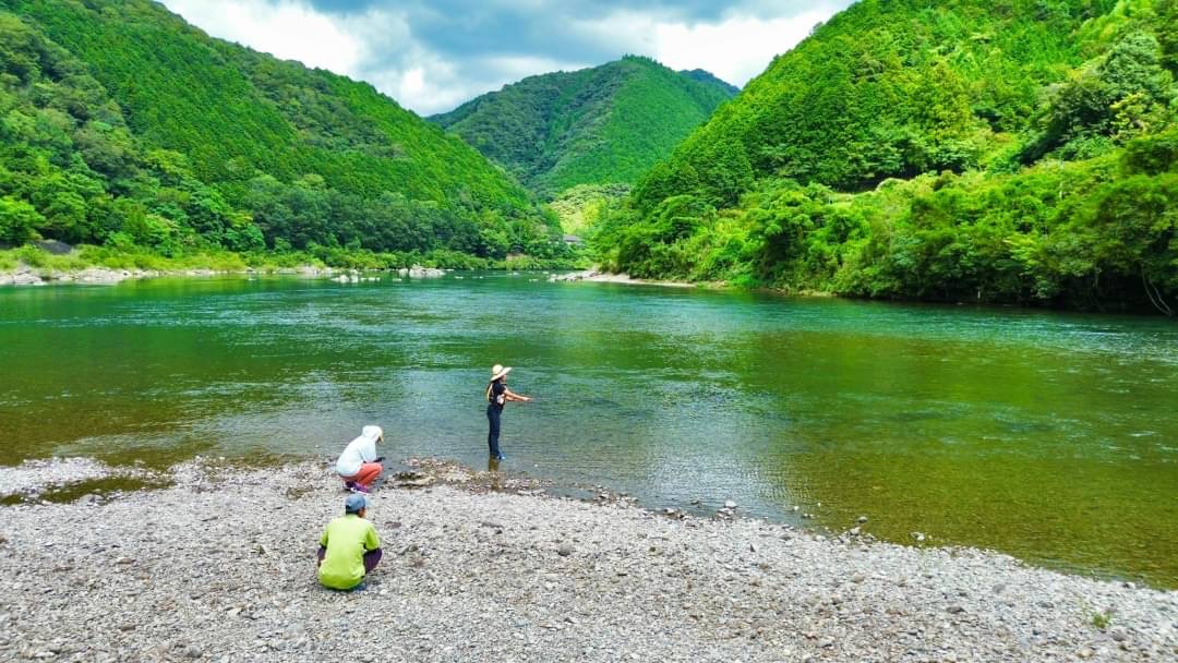 四万十川 三島キャンプ場の場内の写真